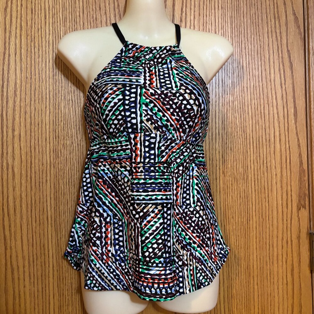 ladies A.N.A. Medium Halter style Tankini Sz. 6